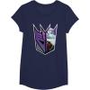 imageTransformers EarthSpark Megatron Logo Fill TShirtNavy Blue