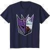 imageTransformers EarthSpark Megatron Logo Fill TShirtNavy Blue