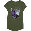 imageTransformers EarthSpark Megatron Logo Fill TShirtOlive Green