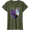 imageTransformers EarthSpark Megatron Logo Fill TShirtOlive Green