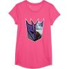 imageTransformers EarthSpark Megatron Logo Fill TShirtPink Heather