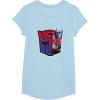 imageTransformers EarthSpark Optimus Prime Logo Fill TShirtBaby Blue