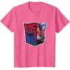 imageTransformers EarthSpark Optimus Prime Logo Fill TShirtPink Heather