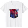 imageTransformers EarthSpark Optimus Prime Logo Fill TShirtWhite