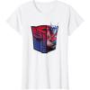 imageTransformers EarthSpark Optimus Prime Logo Fill TShirtWhite