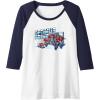 imageTransformers EarthSpark Optimus Prime Transformed Raglan Baseball TeeNavy BlueWhite