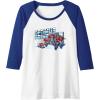imageTransformers EarthSpark Optimus Prime Transformed Raglan Baseball TeeRoyal BlueWhite