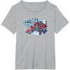 imageTransformers EarthSpark Optimus Prime Transformed TShirtHeather Grey