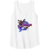 imageTransformers EarthSpark Twitch Character Badge Tank TopWhite