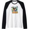 imageTransformers EarthSpark Born To Be Heroes Raglan Baseball TeeBlackWhite