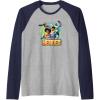 imageTransformers EarthSpark Born To Be Heroes Raglan Baseball TeeNavy BlueAthletic Heather