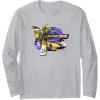 imageTransformers EarthSpark Bumblebee Badge Long Sleeve TShirtHeather Grey