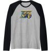imageTransformers EarthSpark Bumblebee Transforming Raglan Baseball TeeBlackAthletic Heather