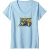 imageTransformers EarthSpark Bumblebee Transforming VNeck TShirtBaby Blue