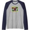 imageTransformers EarthSpark Heroes Run In The Family Raglan Baseball TeeNavy BlueAthletic Heather