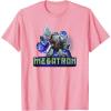 imageTransformers EarthSpark Megatron Color Pop Badge TShirtPink