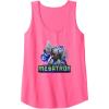imageTransformers EarthSpark Megatron Color Pop Badge Tank TopNeon Pink