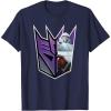 imageTransformers EarthSpark Megatron Logo Fill TShirtNavy Blue