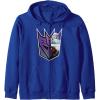 imageTransformers EarthSpark Megatron Logo Fill Zip HoodieRoyal Blue