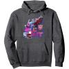 imageTransformers EarthSpark Optimus Prime Leader Pose Pullover HoodieDark Heather Grey