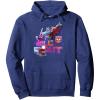 imageTransformers EarthSpark Optimus Prime Leader Pose Pullover HoodieNavy Blue
