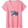 imageTransformers EarthSpark Optimus Prime Transformed VNeck TShirtPink
