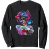 imageTransformers EarthSpark Optimus Prime VS Megatron SweatshirtBlack