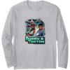 imageTransformers EarthSpark Robby ampamp Twitch Poster Long Sleeve TShirtHeather Grey