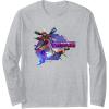 imageTransformers EarthSpark Twitch Character Badge Long Sleeve TShirtHeather Grey