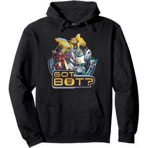 imageTransformers EarthSpark Autobots Got Bot Pullover HoodieBlack