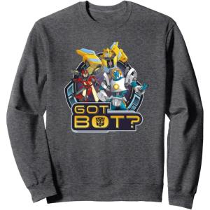 imageTransformers EarthSpark Autobots Got Bot SweatshirtDark Heather Grey