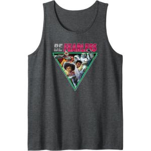imageTransformers EarthSpark Be Fearless Box Up Tank TopDark Heather Grey
