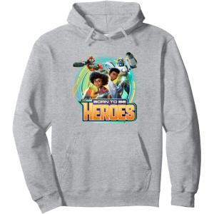 imageTransformers EarthSpark Born To Be Heroes Pullover HoodieHeather Grey