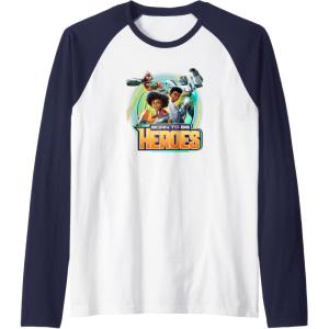 imageTransformers EarthSpark Born To Be Heroes Raglan Baseball TeeNavy BlueWhite