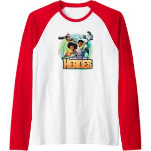 imageTransformers EarthSpark Born To Be Heroes Raglan Baseball TeeRedWhite