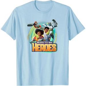 imageTransformers EarthSpark Born To Be Heroes TShirtBaby Blue
