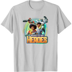 imageTransformers EarthSpark Born To Be Heroes TShirtSilver Grey