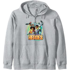 imageTransformers EarthSpark Born To Be Heroes Zip HoodieHeather Grey