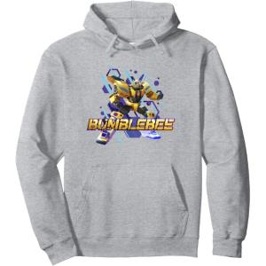 imageTransformers EarthSpark Bumblebee Hero Pose Pullover HoodieHeather Grey
