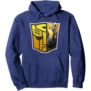imageTransformers EarthSpark Bumblebee Logo Fill Pullover HoodieNavy Blue