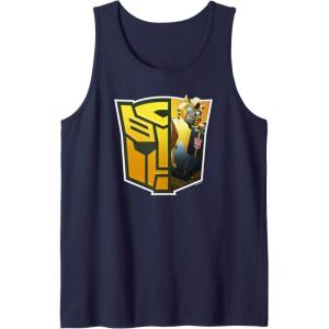 imageTransformers EarthSpark Bumblebee Logo Fill Tank TopNavy Blue