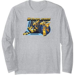 imageTransformers EarthSpark Bumblebee Transforming Long Sleeve TShirtHeather Grey