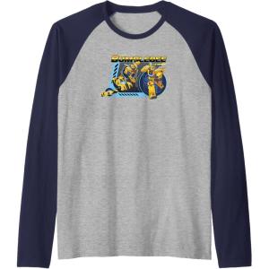 imageTransformers EarthSpark Bumblebee Transforming Raglan Baseball TeeNavy BlueAthletic Heather