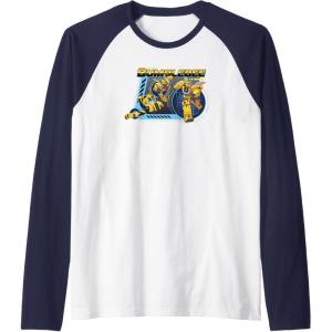 imageTransformers EarthSpark Bumblebee Transforming Raglan Baseball TeeNavy BlueWhite