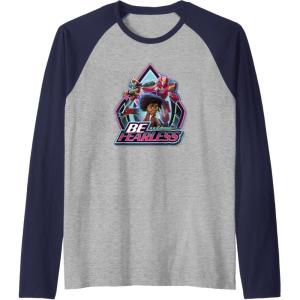imageTransformers EarthSpark Group Shot Be Fearless Raglan Baseball TeeNavy BlueAthletic Heather