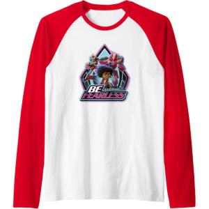 imageTransformers EarthSpark Group Shot Be Fearless Raglan Baseball TeeRedWhite