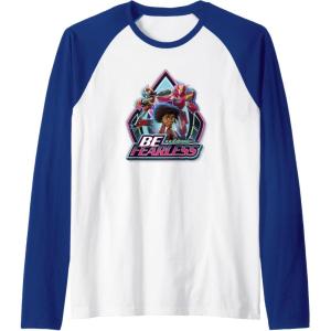 imageTransformers EarthSpark Group Shot Be Fearless Raglan Baseball TeeRoyal BlueWhite