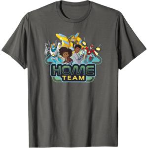 imageTransformers EarthSpark Heroes Home Team TShirtAsphalt Grey