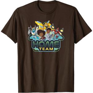 imageTransformers EarthSpark Heroes Home Team TShirtBrown