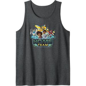 imageTransformers EarthSpark Heroes Home Team Tank TopDark Heather Grey